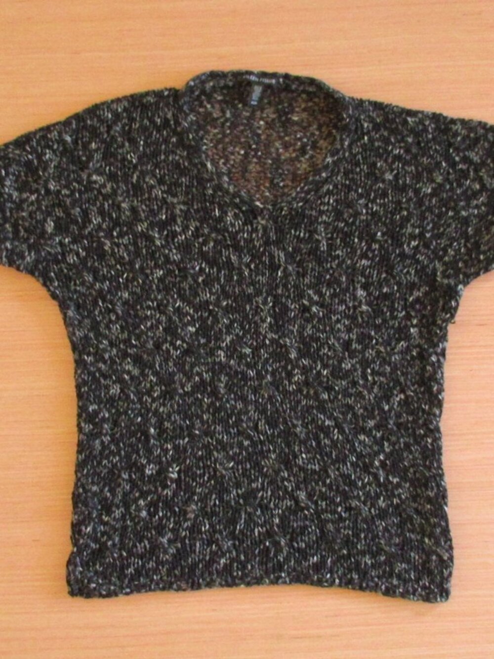 Eileen Fisher Organic Cotton Open Knit Sweater Medium
